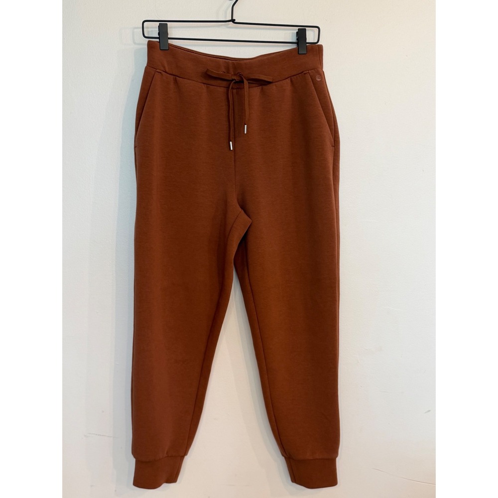 CALIA Women's Soft Scuba Joggers Rocky Mountain Brown Size Small - Picture 2 of 5